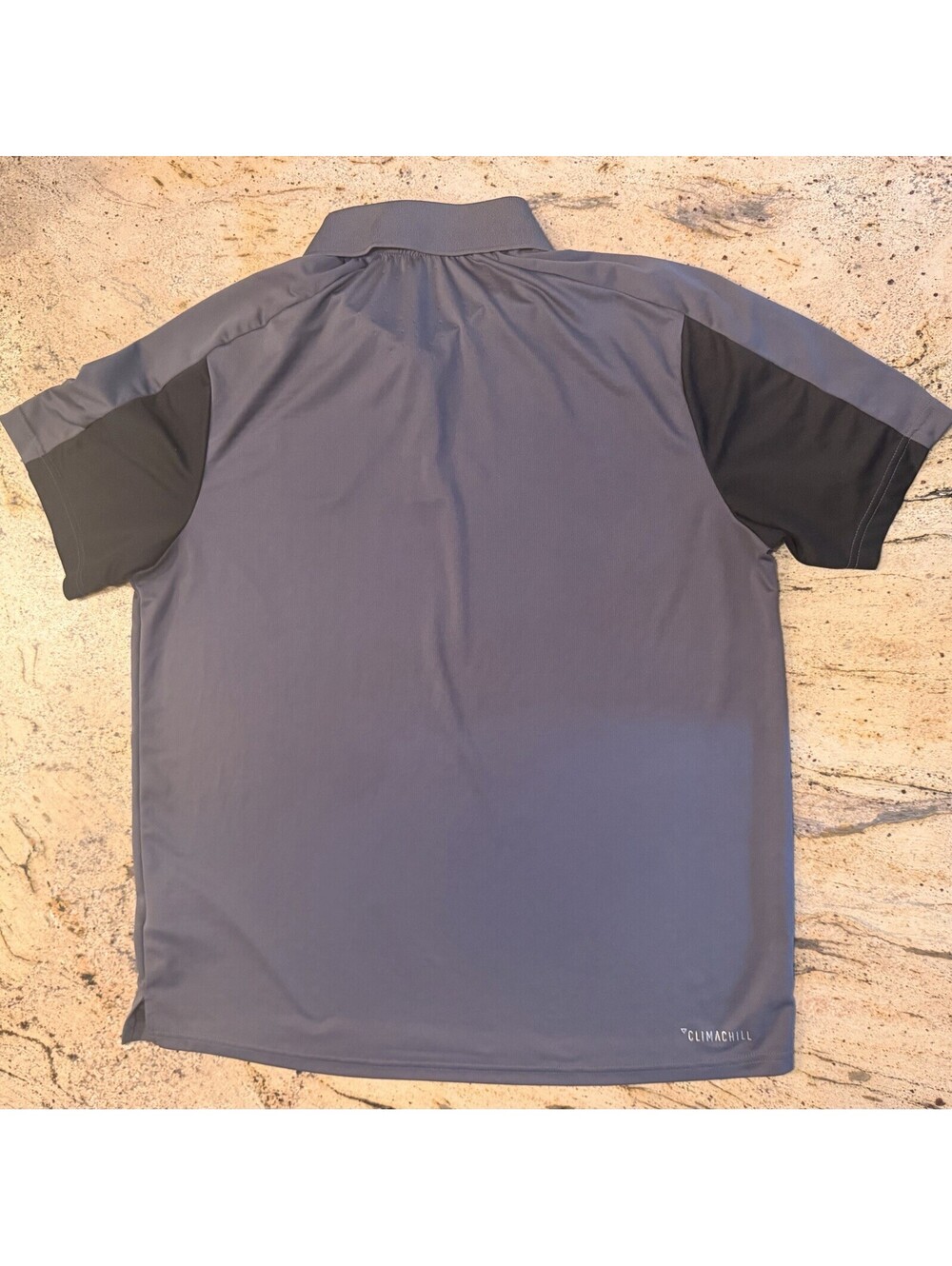 Las Vegas Golden Knights Mens XL Gray Polo Adidas Climachill Tech Shirt - Picture 3 of 10